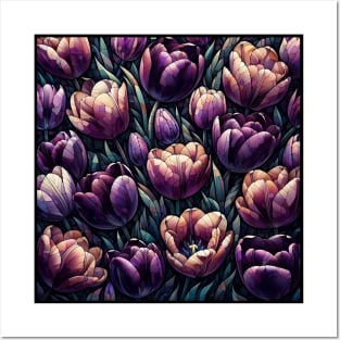 Tulip Flower Posters and Art